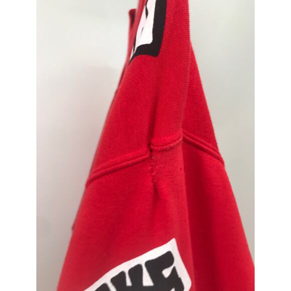 Nike Red Spell Out Graphic Crew Neck Sweatshirt Size XXL - Picture 5 of 10
